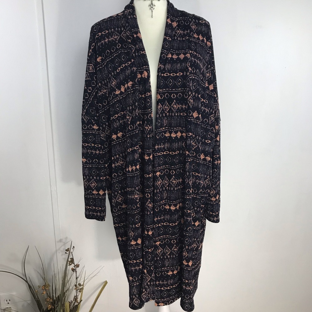 Auditions women’s black cardigan Sz 2XL